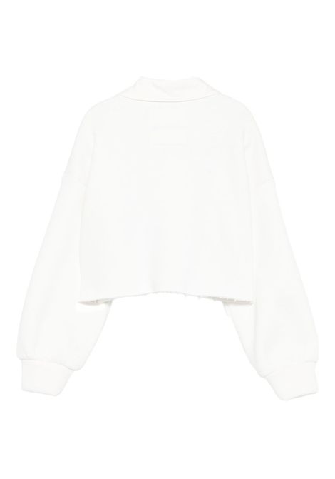 Felpa modello polo Lù-Lù BY MISS GRANT | LL3836LATTE